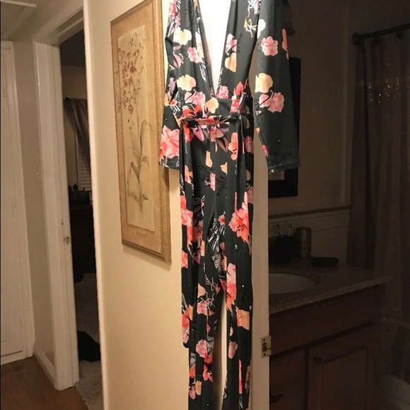 Olive Green Kimono Jumper - Picture 2 of 3